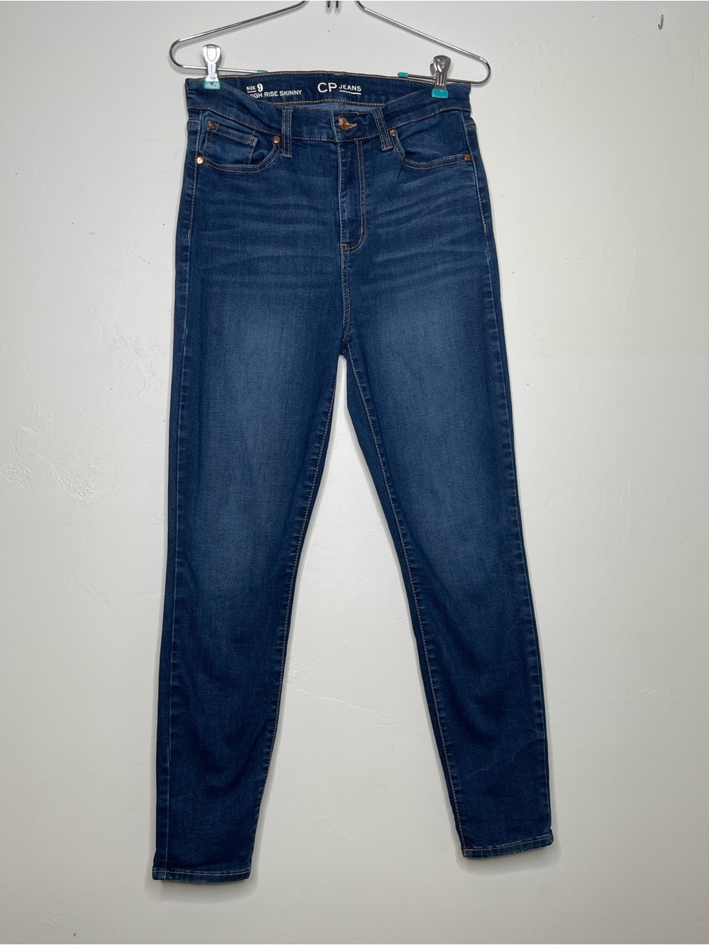 CP Jeans High-Rise Skinny Jeans Size 9 Medium Wash - Picture 2 of 6